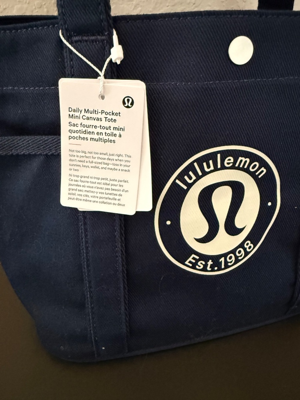 Lululemon mini canvas tote bag - Picture 3 of 3